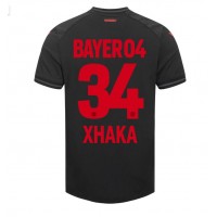 Bayer Leverkusen Granit Xhaka #34 Replika Hemmatröja 2023-24 Kortärmad